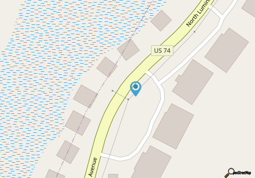 Updated End Unit in Wrightsville Dunes with Loft and Oceanfront Views map location