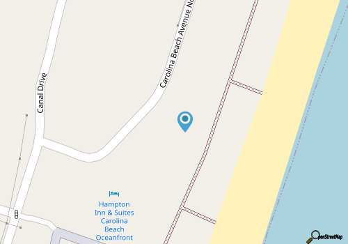 Oceanfront Oasis! Renovated Condo, Pool, Balcony Ocean Views & Steps to Fun in Carolina Beach map location