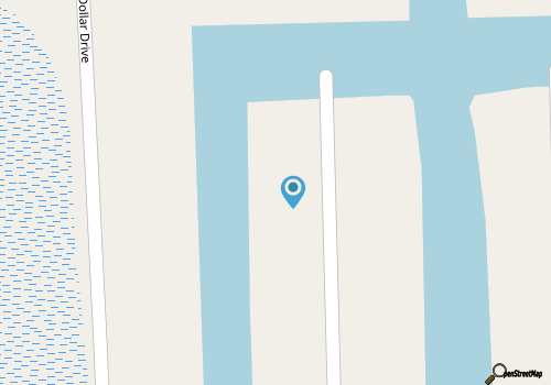 Waterfront home with floating dock on canal, fish clean station - walk to beach map location