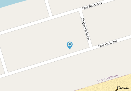 Blue Heaven 2.0 by Brunswick Vacation Rentals: 2nd Row Beach Retreat with Pool map location