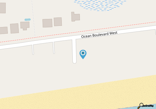 Oceanfront home with private beach walkway, washer/dryer, WiFi & AC - dogs OK map location