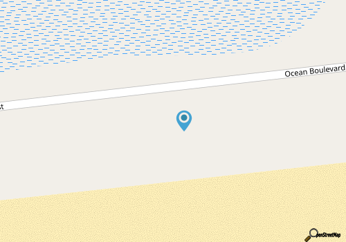 Oceanfront with private boardwalk to beach! map location