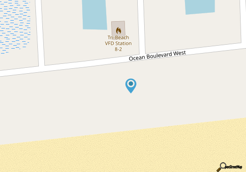 Renovated beachfront house with lovey interior & large decks - steps to sand map location