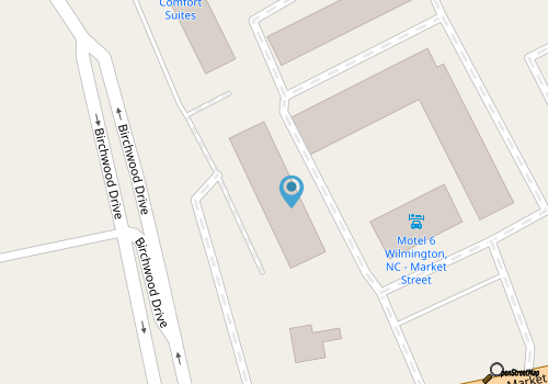 Comfort Suites Wilmington map location
