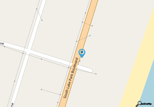 Charming 1 Bedroom Oceanfront Getaway in Carolina Beach, perfect for 5 guests! map location