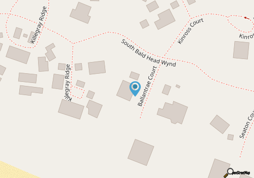 2nd Row Bald Head Island sanctuary map location