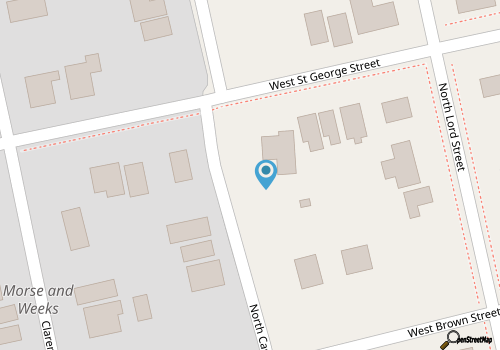 Quiet Pet Friendly 3 Bdrm + Bunkhouse, Screened Porch, 2 Blocks to Waterfront map location