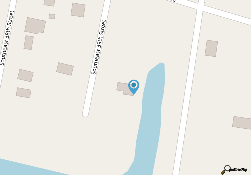 Canal-front home near beach with private dock, firepit, sandbox, water views, AC map location