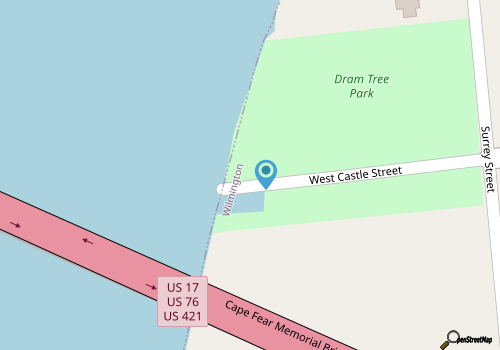 Salty Dawg Fishing Charters – Wilmington map location