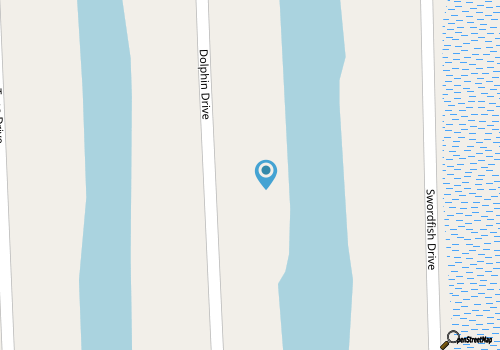 Wonderful Family House on Waterway w/Free WiFi, Private W/D, AC, Dock, Patio map location