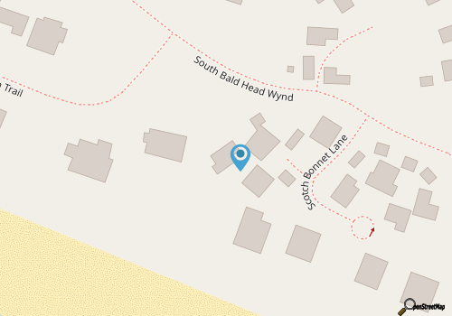 Bonnie Dune is a dog-friendly oceanfront home, steps from the sand in beautiful Flora map location