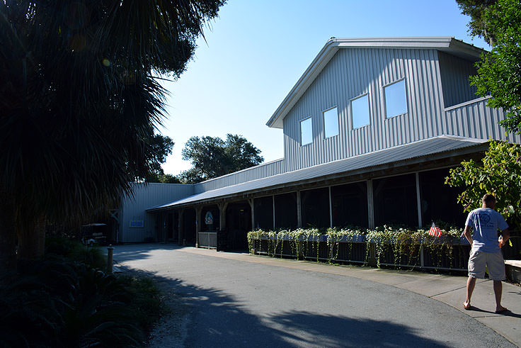 Maritime Market sign on Bald Head Island, NC