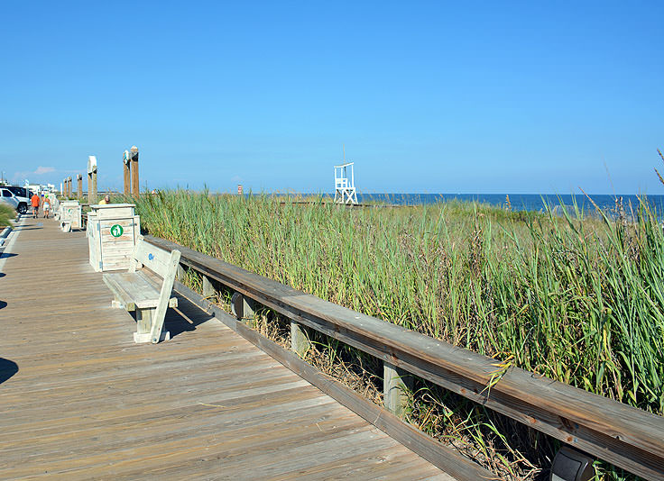 Kure Beach Oceanfront Boardwalk