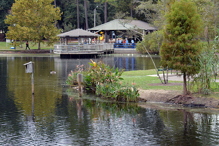 The pond at Mclean Park in Myrtle Beach, SC