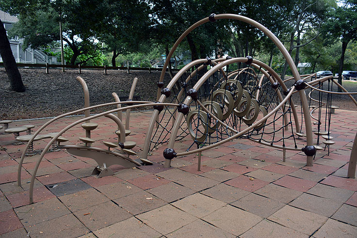 A playground at Mclean Park in Myrtle Beach, SC