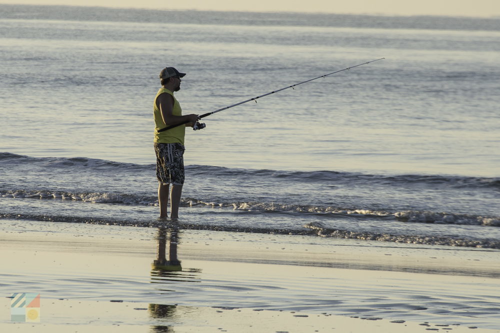 Surf fishing in Brunswick county NC