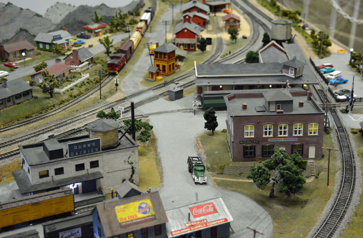 Miniature train display at the Wilmington Railroad Museum