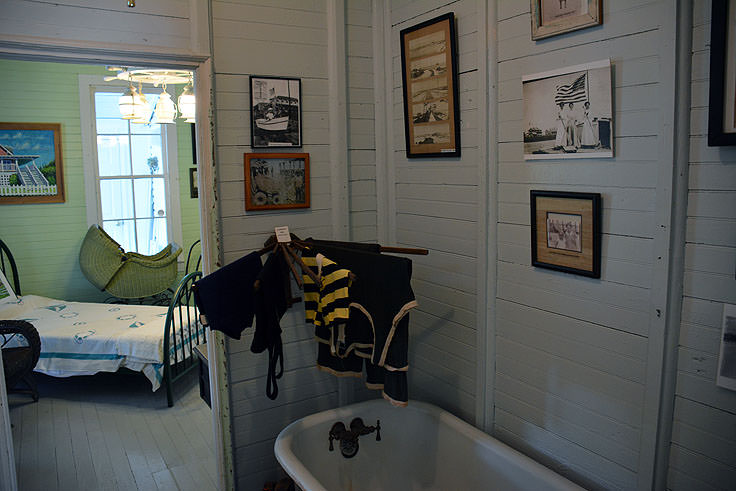 Exhibits at the Wrightsville Beach Museum of History