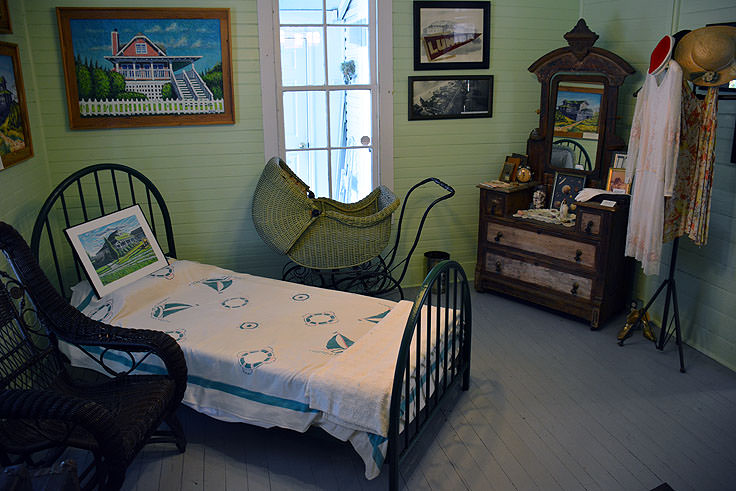Exhibits at the Wrightsville Beach Museum of History