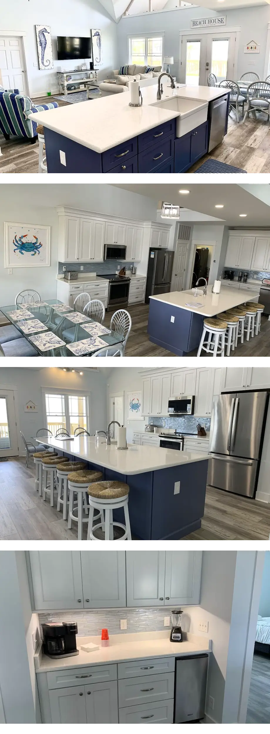 Barefoot Breezes Luxury Beach Home.  Renovated for a Fabulous Family Vacation!