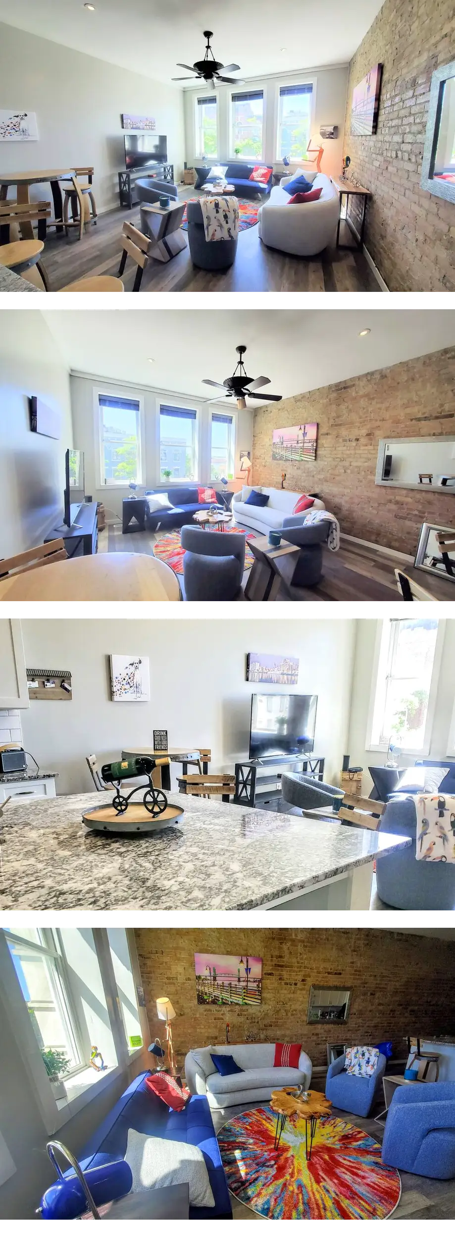 Corner of Market & Front St. Renovated  TOP FLOOR.  Bridgeview.  Renovated.