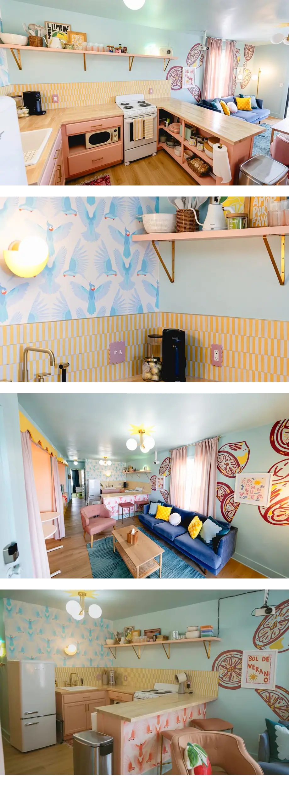 Coastal Retro w/ Ocean Peek...Walk to Beach + Pool