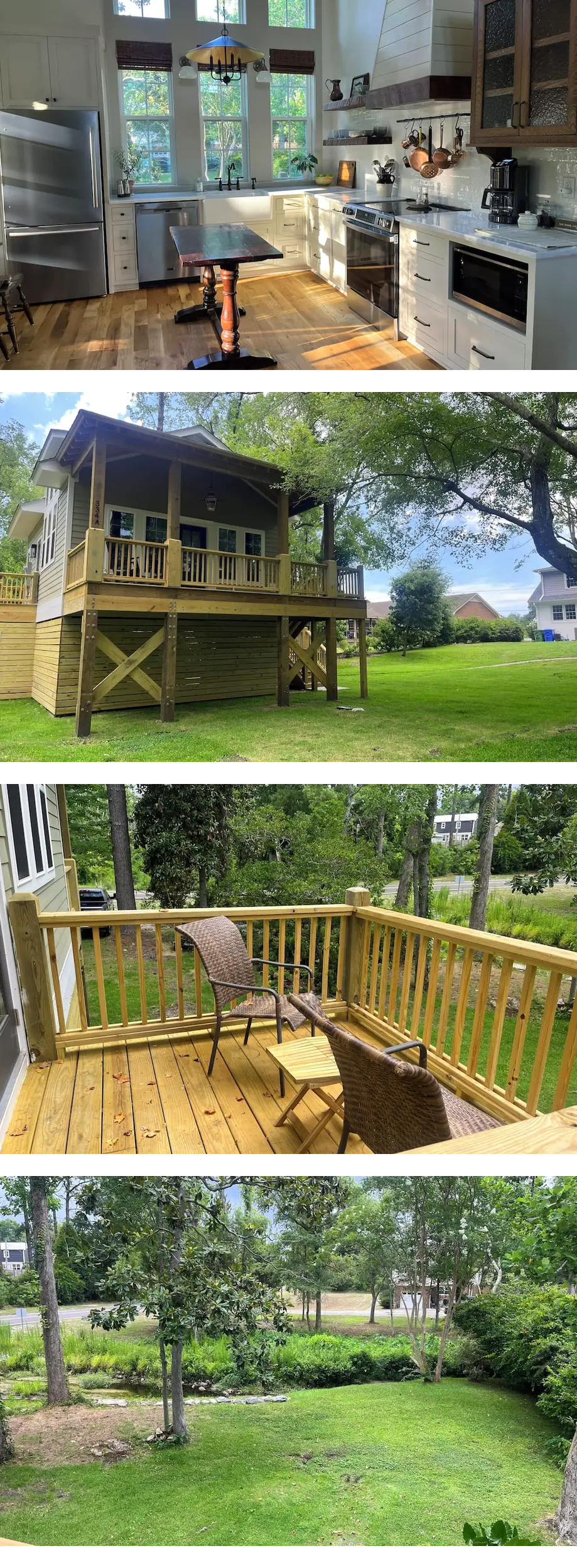 Brand New Custom 1BR 1BA Cozy Creekside Cottage on Wilmington's Cross City Trail