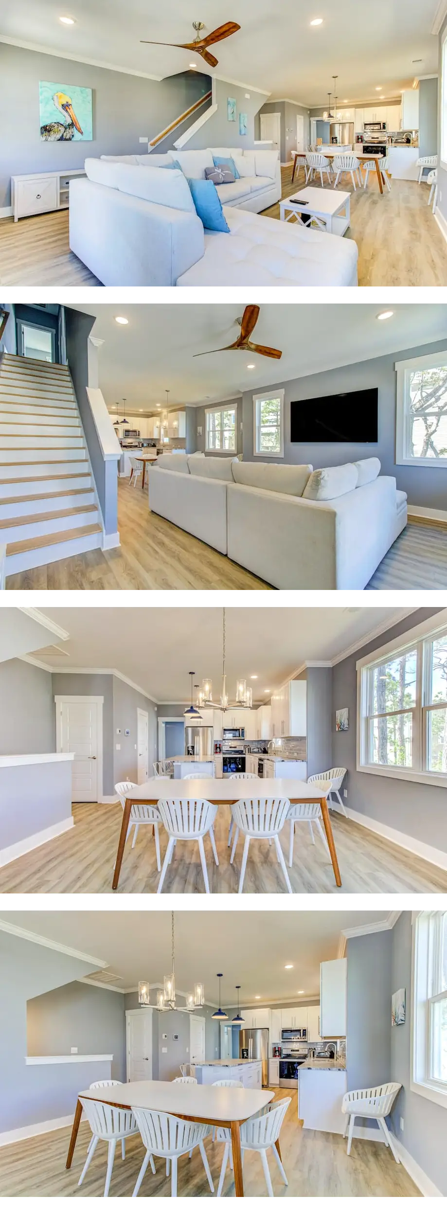 Modern luxe townhome with two balconies,...