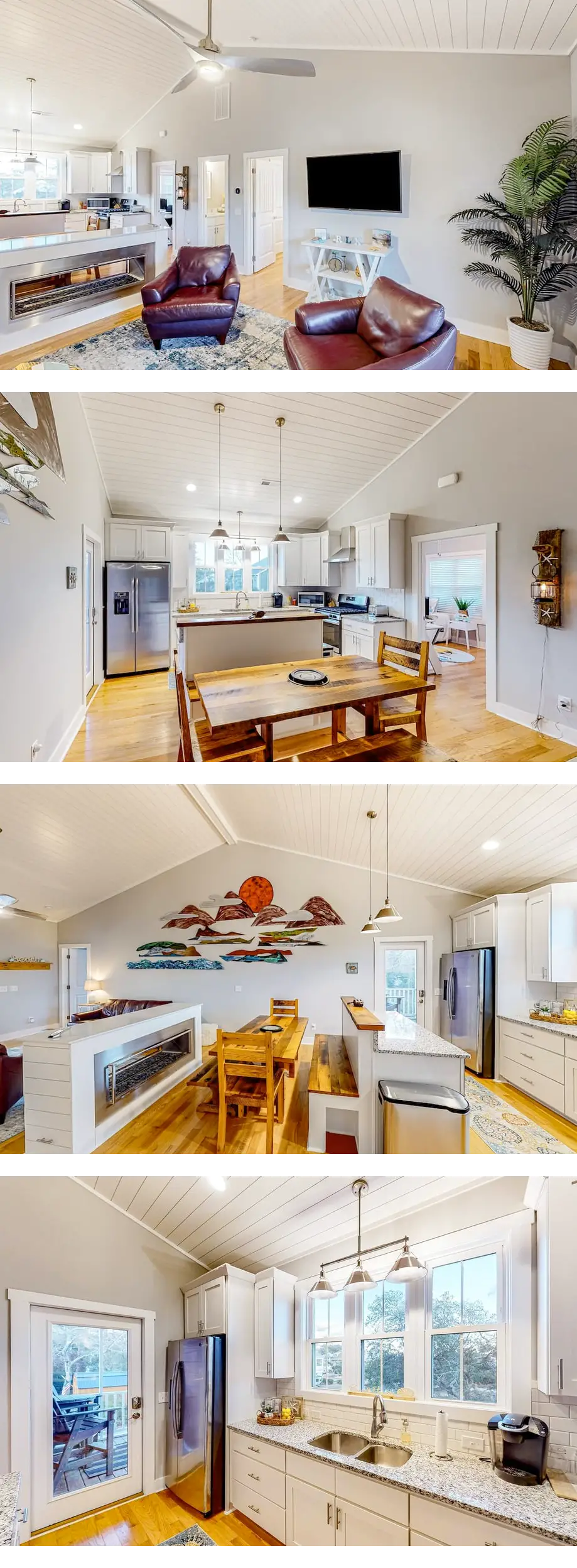 Vibrant beach-themed stay with balconies...