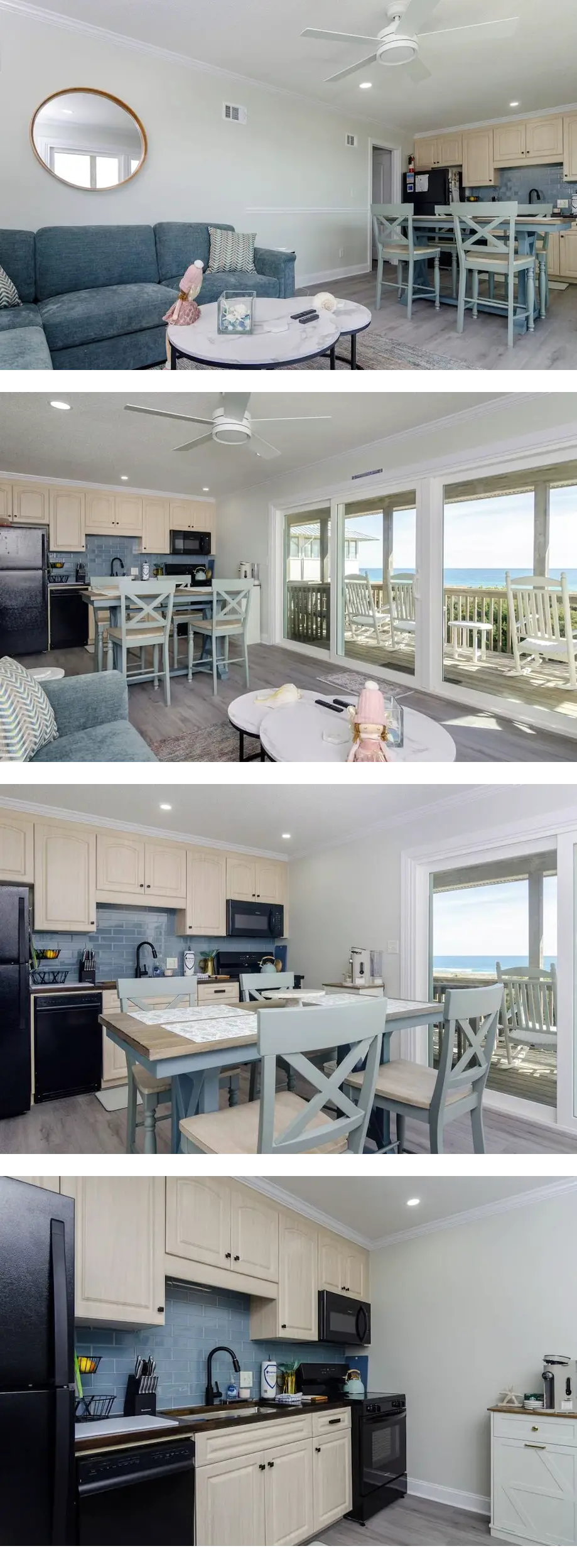 Well-kept oceanfront duplex with panoram...